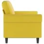 Sofá de 2 plazas terciopelo amarillo 120 cm de , Sofás - Ref: Foro24-359525, Precio: 212,17 €, Descuento: %