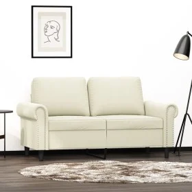 Sofá de 2 plazas terciopelo color crema 120 cm by , Sofas - Ref: Foro24-359527, Price: 243,94 €, Discount: %