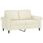 Sofá de 2 plazas terciopelo color crema 120 cm by , Sofas - Ref: Foro24-359527, Price: 243,94 €, Discount: %