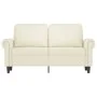 Sofá de 2 plazas terciopelo color crema 120 cm by , Sofas - Ref: Foro24-359527, Price: 243,94 €, Discount: %