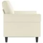 Sofá de 2 plazas terciopelo color crema 120 cm by , Sofas - Ref: Foro24-359527, Price: 243,94 €, Discount: %