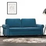Sofá de 2 plazas terciopelo azul 140 cm by , Sofas - Ref: Foro24-359538, Price: 251,06 €, Discount: %