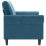 Sofá de 2 plazas terciopelo azul 140 cm by , Sofas - Ref: Foro24-359538, Price: 251,06 €, Discount: %