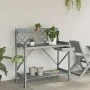 Banco para macetas con enrejado madera maciza de abeto gris de , Soportes para macetas - Ref: Foro24-368430, Precio: 103,68 €...