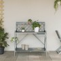 Banco para macetas con enrejado madera maciza de abeto gris de , Soportes para macetas - Ref: Foro24-368430, Precio: 105,50 €...