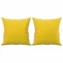 Sofá de 2 plazas con cojines terciopelo amarillo 140 cm de , Sofás - Ref: Foro24-3200951, Precio: 232,85 €, Descuento: %