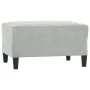 Sofa set with cushions 4 pieces light gray velvet by , Sofas - Ref: Foro24-3202180, Price: 815,73 €, Discount: %