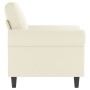 Sillón de terciopelo color crema 60 cm de , Sofás - Ref: Foro24-359517, Precio: 186,58 €, Descuento: %