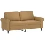 Sofá de 2 plazas terciopelo marrón 140 cm de , Sofás - Ref: Foro24-359536, Precio: 235,45 €, Descuento: %