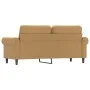Sofá de 2 plazas terciopelo marrón 140 cm de , Sofás - Ref: Foro24-359536, Precio: 235,45 €, Descuento: %