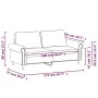 Sofá de 2 plazas terciopelo marrón 140 cm de , Sofás - Ref: Foro24-359536, Precio: 235,45 €, Descuento: %
