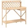 Banco para macetas con enrejado de madera maciza de abeto de , Soportes para macetas - Ref: Foro24-368428, Precio: 61,66 €, D...