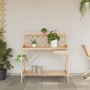 Banco para macetas con enrejado de madera maciza de abeto de , Soportes para macetas - Ref: Foro24-368428, Precio: 79,27 €, D...