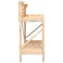Banco para macetas con enrejado de madera maciza de abeto de , Soportes para macetas - Ref: Foro24-368428, Precio: 61,66 €, D...