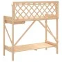Banco para macetas con enrejado de madera maciza de abeto de , Soportes para macetas - Ref: Foro24-368428, Precio: 61,66 €, D...
