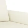 Juego de sofás con cojines 2 piezas terciopelo crema de , Sofás - Ref: Foro24-3202218, Precio: 478,76 €, Descuento: %
