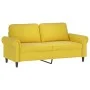 3-piece velvet yellow sofa set with cushions by , Sofas - Ref: Foro24-3202226, Price: 480,99 €, Discount: %