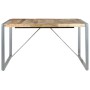 Mesa de comedor madera de mango rugosa 140x140x75 cm en Mesas de comedor | Comprar online en Foru.es
