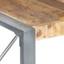 Mesa de comedor madera de mango rugosa 140x140x75 cm en Mesas de comedor | Comprar online en Foru.es