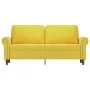 2-Sitzer-Sofa gelber Samt 140 cm von , Sofas - Ref: Foro24-359535, Preis: 218,76 €, Rabatt: %