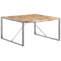 Mesa de comedor madera de mango rugosa 140x140x75 cm en Mesas de comedor | Comprar online en Foru.es