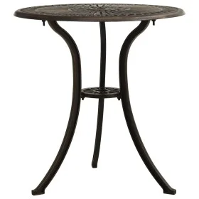 Bronze cast aluminum garden table 62x62x65 cm by , Garden tables - Ref: Foro24-315579, Price: 97,28 €, Discount: %