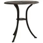 Mesa de jardín aluminio fundido color bronce 62x62x65 cm de , Mesas de jardín - Ref: Foro24-315579, Precio: 97,28 €, Descuent...