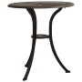 Mesa de jardín aluminio fundido color bronce 62x62x65 cm de , Mesas de jardín - Ref: Foro24-315579, Precio: 103,01 €, Descuen...