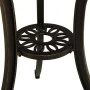 Mesa de jardín aluminio fundido color bronce 62x62x65 cm de , Mesas de jardín - Ref: Foro24-315579, Precio: 97,28 €, Descuent...