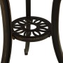 Mesa de jardín aluminio fundido color bronce 62x62x65 cm de , Mesas de jardín - Ref: Foro24-315579, Precio: 103,01 €, Descuen...