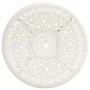 Mesa de jardín aluminio fundido blanco 90x90x74 cm de , Mesas de jardín - Ref: Foro24-315587, Precio: 221,36 €, Descuento: %