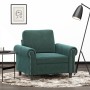 Sillón de terciopelo verde oscuro 60 cm de , Sofás - Ref: Foro24-359511, Precio: 167,74 €, Descuento: %