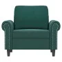Sillón de terciopelo verde oscuro 60 cm de , Sofás - Ref: Foro24-359511, Precio: 161,32 €, Descuento: %