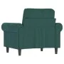 Sillón de terciopelo verde oscuro 60 cm de , Sofás - Ref: Foro24-359511, Precio: 161,32 €, Descuento: %
