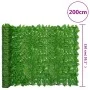 Green leaf balcony screen 200x150 cm by , Umbrellas - Ref: Foro24-367845, Price: 37,47 €, Discount: %