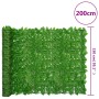 Pantalla de balcón de hojas verde 200x150 cm de , Sombrillas - Ref: Foro24-367845, Precio: 33,12 €, Descuento: %