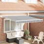 Toldo retráctil automático gris antracita y blanco 300x250 cm en Toldos | Comprar online en Foru.es