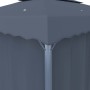 Cenador con cortina gris antracita aluminio 4x3 m de , Carpas y cenadores - Ref: Foro24-3053376, Precio: 549,47 €, Descuento: %