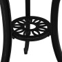 Mesa de jardín aluminio fundido negro 62x62x65 cm de , Mesas de jardín - Ref: Foro24-315580, Precio: 103,46 €, Descuento: %