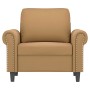 Sillón de terciopelo marrón 60 cm de , Sofás - Ref: Foro24-359516, Precio: 176,82 €, Descuento: %