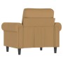 Sillón de terciopelo marrón 60 cm de , Sofás - Ref: Foro24-359516, Precio: 176,82 €, Descuento: %