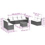 Set de sofás de jardín 9 pzas con cojines ratán sintético beige de , Conjuntos de jardín - Ref: Foro24-3256415, Precio: 550,2...