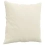 Sofá de 2 plazas con cojines terciopelo color crema 140 cm de , Sofás - Ref: Foro24-3200953, Precio: 270,86 €, Descuento: %