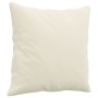 Sofá de 2 plazas con cojines terciopelo color crema 140 cm de , Sofás - Ref: Foro24-3200953, Precio: 274,83 €, Descuento: %