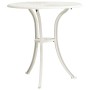 Mesa de jardín aluminio fundido blanco 62x62x65 cm de , Mesas de jardín - Ref: Foro24-315581, Precio: 81,93 €, Descuento: %