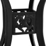 Mesa de jardín negro aluminio fundido 78x78x72 cm de , Mesas de jardín - Ref: Foro24-315583, Precio: 168,88 €, Descuento: %