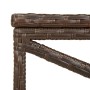 Banco de jardín de ratán sintético marrón 120 cm de vidaXL, Bancos de jardín - Ref: Foro24-46212, Precio: 68,56 €, Descuento: %