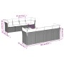 Set de sofás de jardín 8 piezas y cojines ratán sintético negro de , Conjuntos de jardín - Ref: Foro24-3249144, Precio: 598,7...