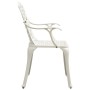 Mesa y sillas de bistró 3 piezas aluminio fundido blanco de , Conjuntos de jardín - Ref: Foro24-3070585, Precio: 505,96 €, De...