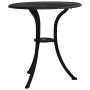 Mesa y sillas de bistró 3 piezas aluminio fundido negro de , Conjuntos de jardín - Ref: Foro24-3070566, Precio: 472,11 €, Des...